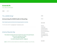 Tablet Screenshot of green4life.org